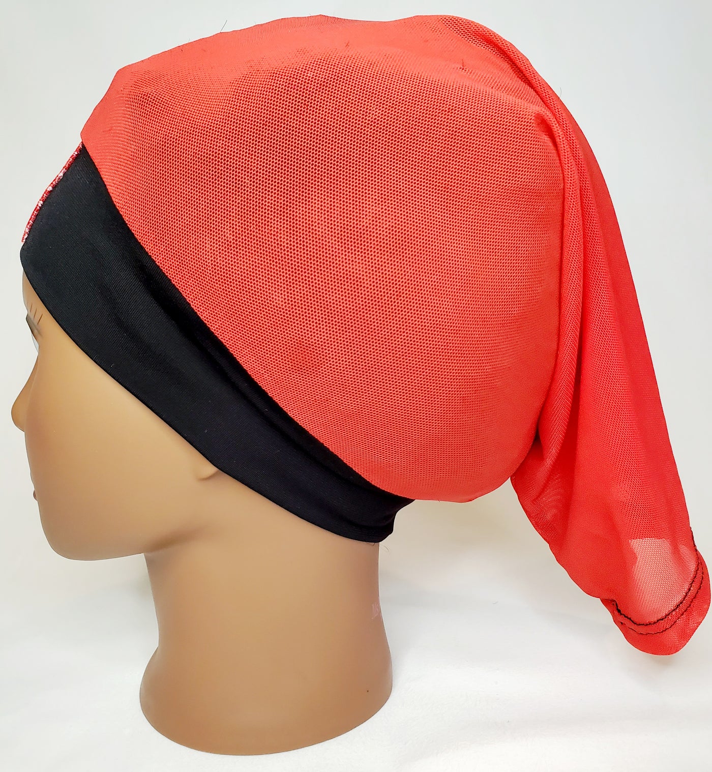 Black / Red Brand Lovely Loc Hat